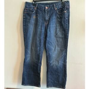 Seven7 Premium Denim Women's Size 22 Dark Wash Blue Jeans